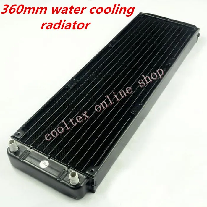 360mm water cooling radiator for Chip CPU GPU VGA RAM Laser cooling cooler Aluminum Heat Exchanger