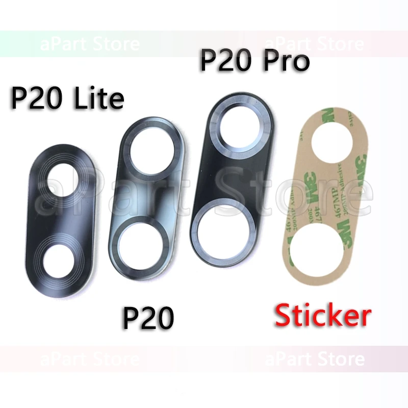 

Camera Glass For Huawei P20 Lite Plus Original Rear Back Camera Lens Glass For Housing with Sticker Adhesive