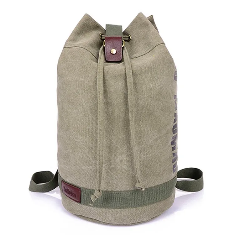 vintage drawstring duffle bag