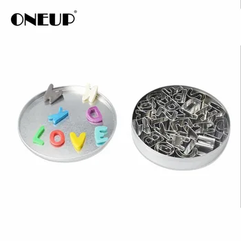 

ONEUP 26pcs Alphabet Mold Cookie Cutter Set stainless steel Biscuit Cutters Mold Cookies Cake Decoration DIY Baking Tools