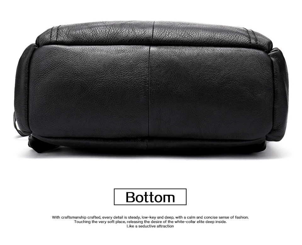 Модный мужской рюкзак из натуральной кожи, мужской высококачественный рюкзак для ноутбука 14, рюкзак для ноутбука, дорожная школьная сумка, Мужская 6115