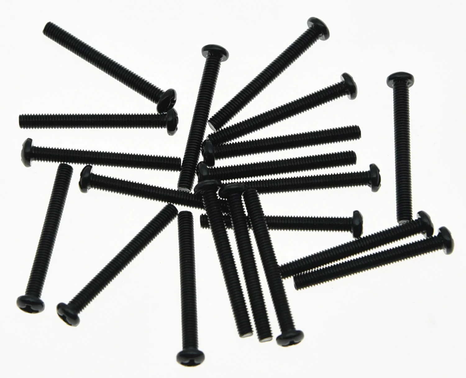 KAISH Pack of 20 Black Meric Humbucker Pickup Height Screw Adjustment