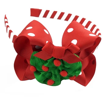

10 PCS 5 Inch Bows Hairpins Handmade Christmas element bowknot hairpin headdress accessories