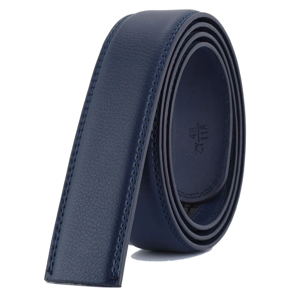 WOWTIGER, модный дизайнерский ремень 3,5 см, роскошный кожаный мужской ремень, автоматический, не имеет пряжки ремня, ceinture homme cinturones hombre
