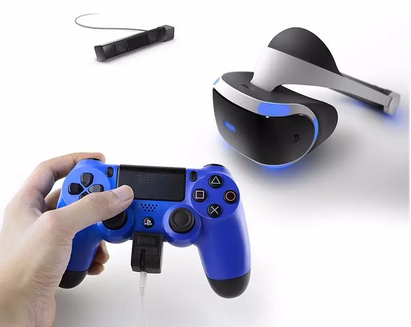Игровые аксессуары для PS4 VR адаптер гарнитуры с ручкой управления громкостью в