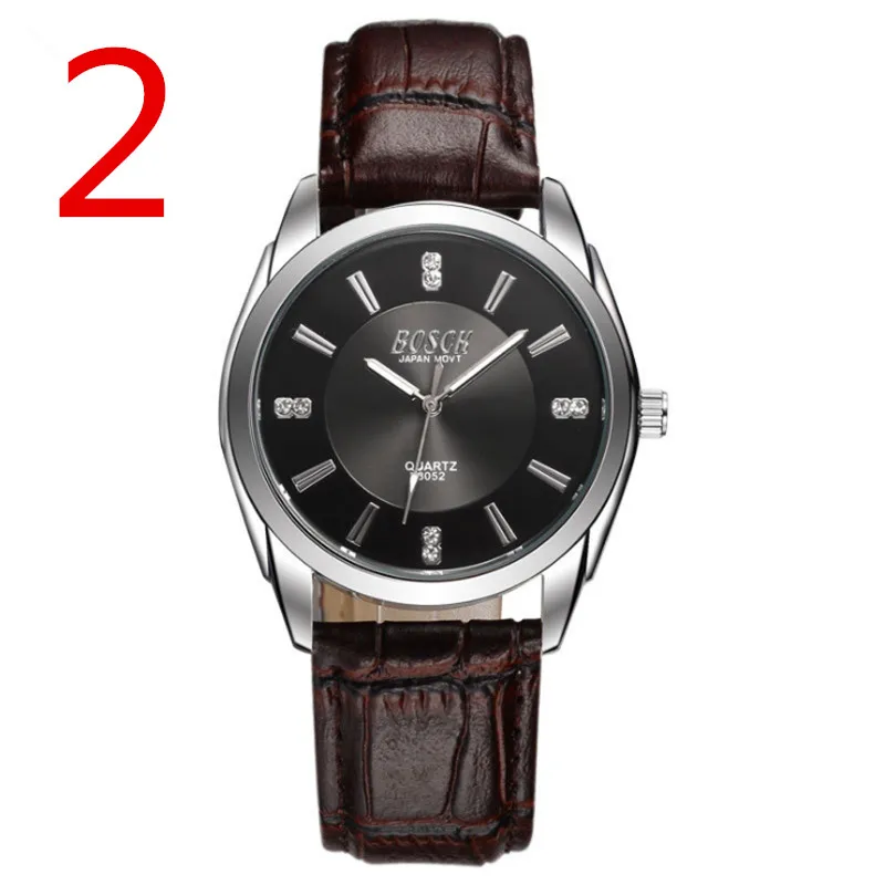 

Double calendar watch male luminous waterproof business casual men's watch ultra-thin steel with imported movement quartz watch