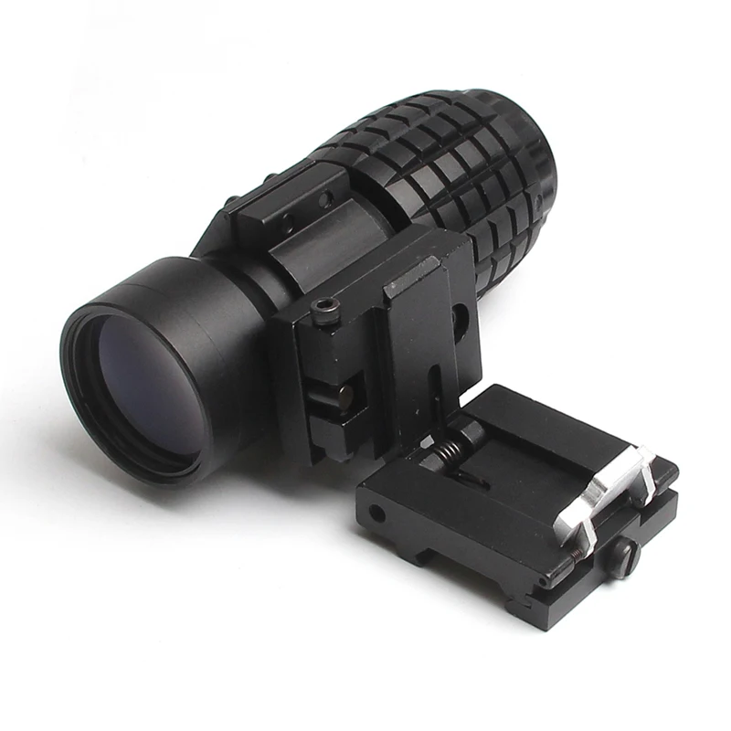 Airsoft 3X30mm Magnifying Scope Focus Adjusted With Flip Up Mount For Hunting Free Shipping RL6-0059-03