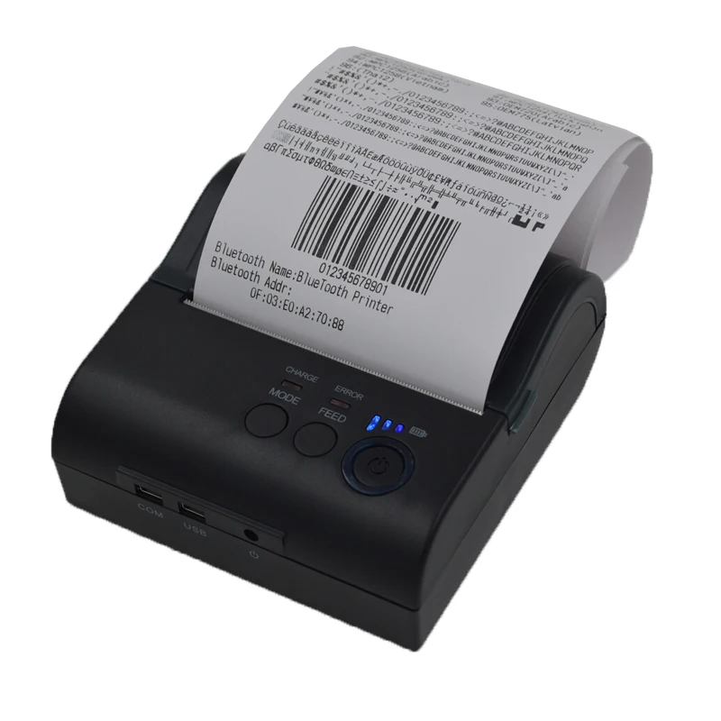 استلام الطابعة المحمولة 80 ملليمتر Wifi طابعة حرارية مزوّدة بخاصية البلوتوث USB POS بيل تيرمال البسيطة الباركود Lable طابعة التذاكر شحن مجاني