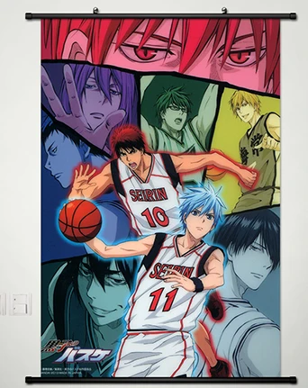 Аниме Манга Kuroko no Basuke Kuroko's Баскетбол без корзины свиток картина 60x90 см