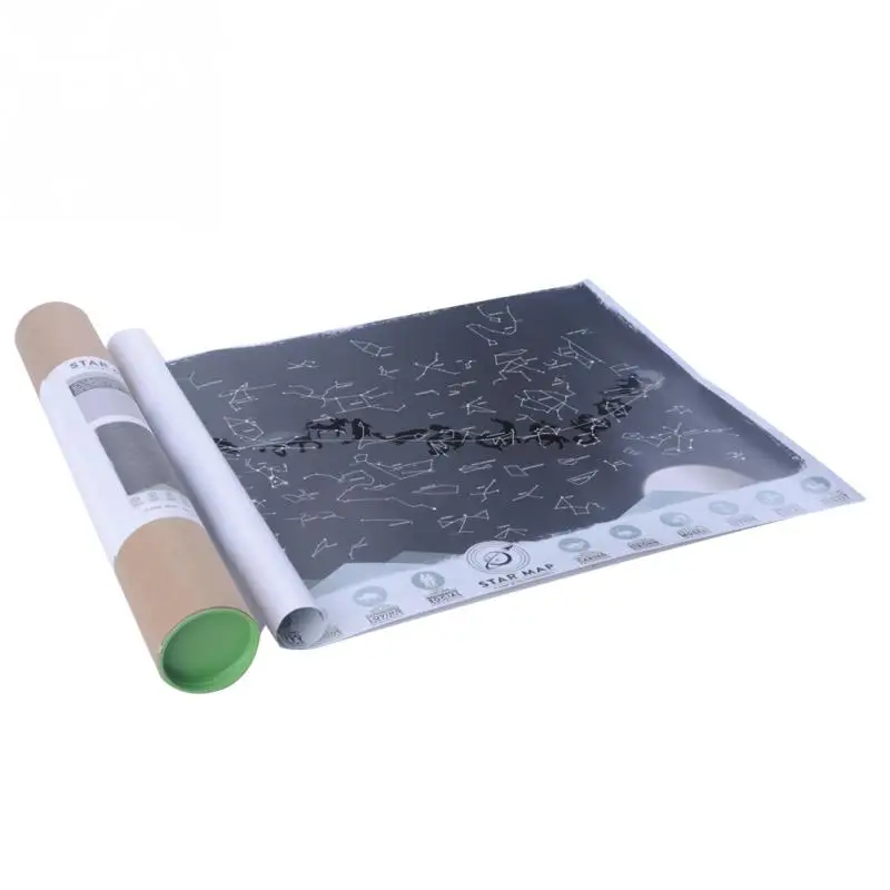 

New arrival about Night Sky Constellations Star Map Glow in the Darkness Zodiac Chart Poster for home decoration 62x43cm