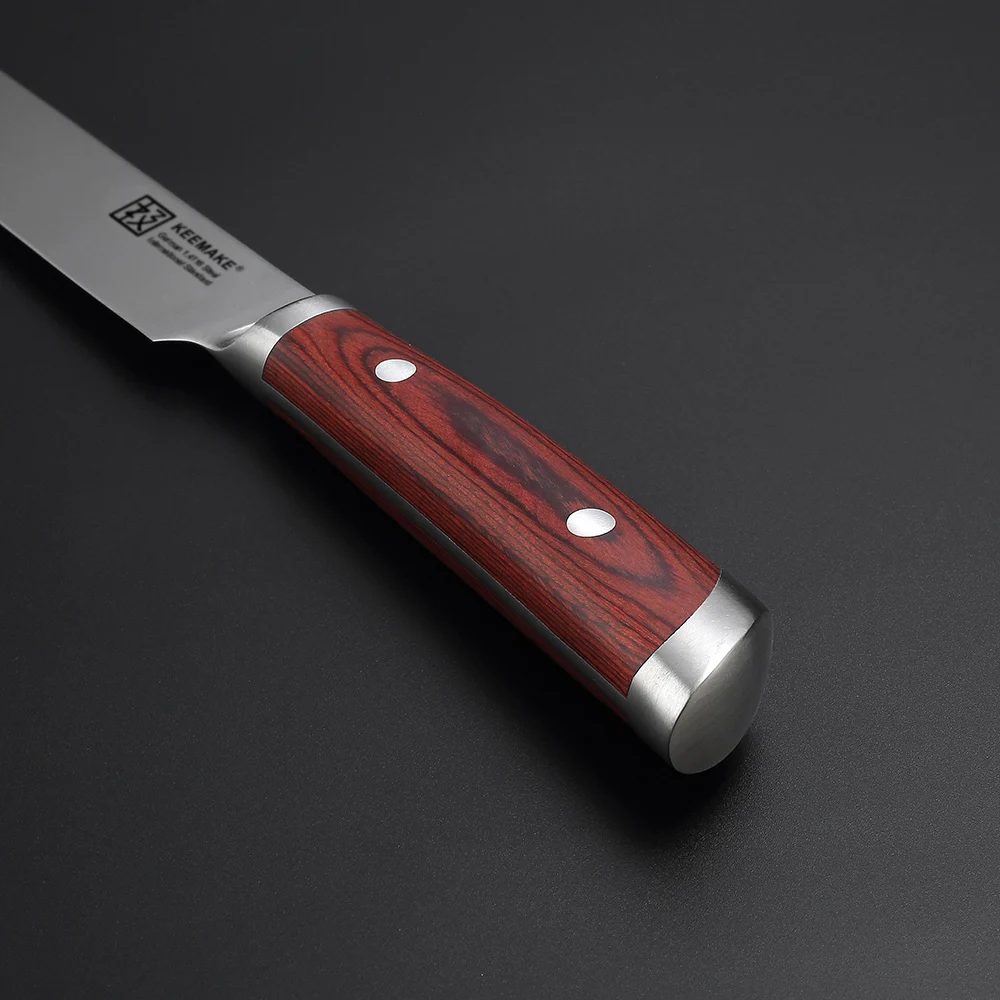 SUNNECKO Профессиональный Santoku универсальный нож для очистки овощей шеф-повара немецкий 1,4116 стальной нож с лезвием цветной деревянной ручкой набор кухонных ножей