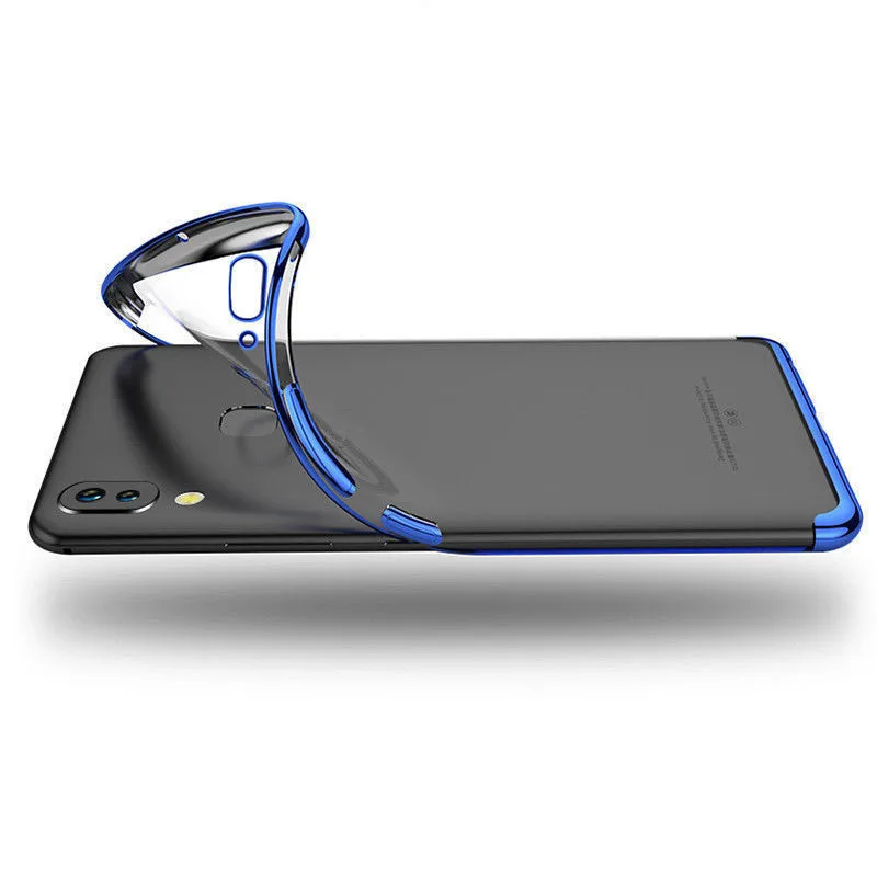 Для Huawei Y6 2019 чехол с прозрачным покрытием из ТПУ мягкий тонкий силиконовый для