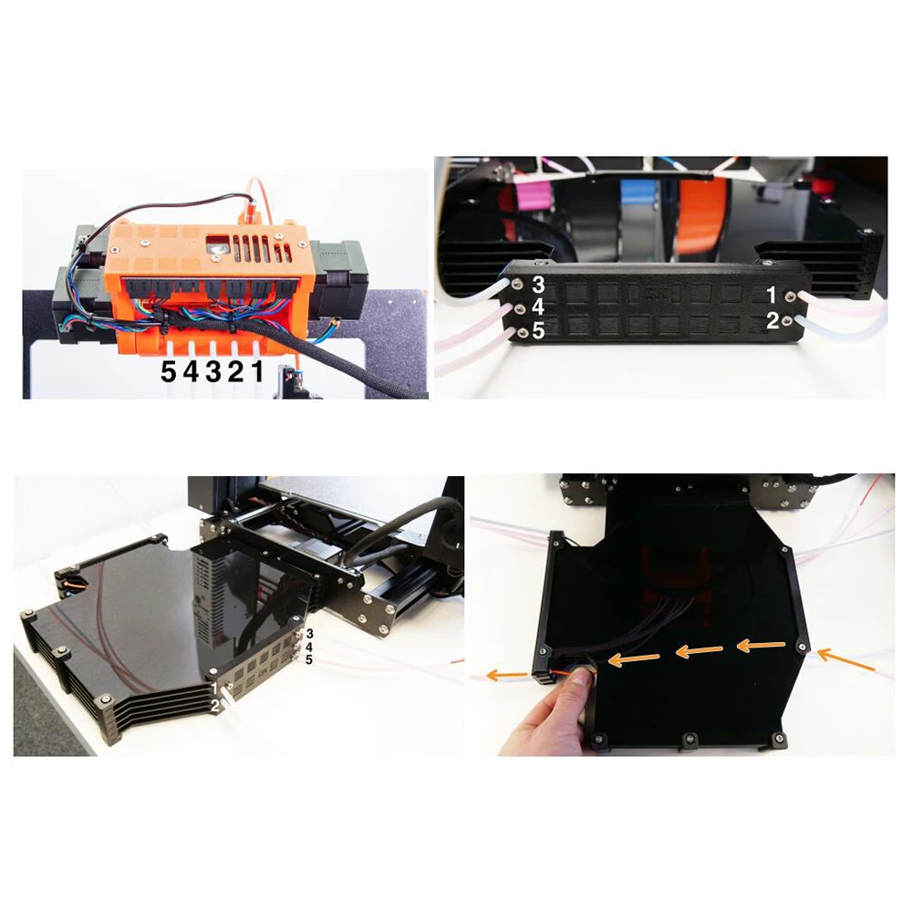 Клон Prusa i3 MK2.5S MK3S MMU2S полный комплект(без деталей принтера) для Prusa i3 MK2.5S/MK3S мульти материал 2S комплект обновления