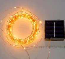 Solar Powered String Light Amir 100 LEDs Starry String Lights Copper Wire Lights for Outdoor Garden Home Dancing Christmas Party