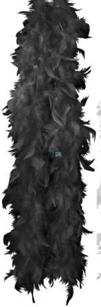 Black Red White Feather Boa 20s Flapper Hen Party Fancy Dress Costume Accessory (5)