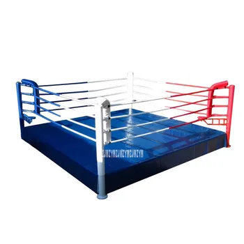 

5x5m Square Shape Large Fighting Competition Kickboxing Boxing Platform Sport Fitness Boxing Ring Standard Ground Platform HP008