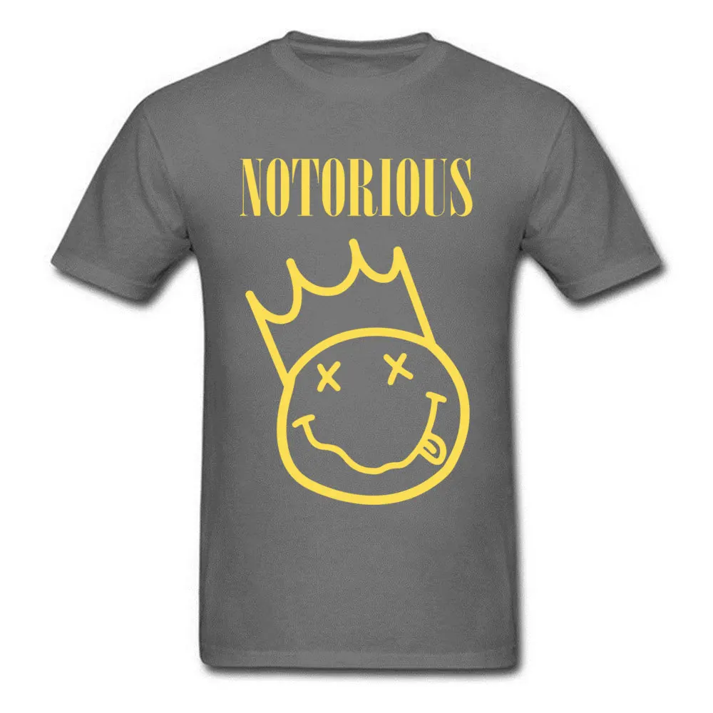Round Neck Notorious B.I.G. Yellow 6454 100% Cotton Adult T-shirts Printed Short Sleeve Tops & Tees Retro Europe Clothing Shirt Notorious B.I.G. Yellow 6454 carbon