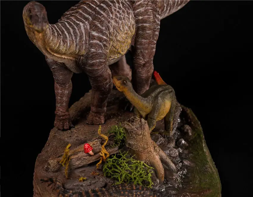 Shunosaurus Family GK RESIN Statue Dinosaur Figure Model Toy Collector Decor