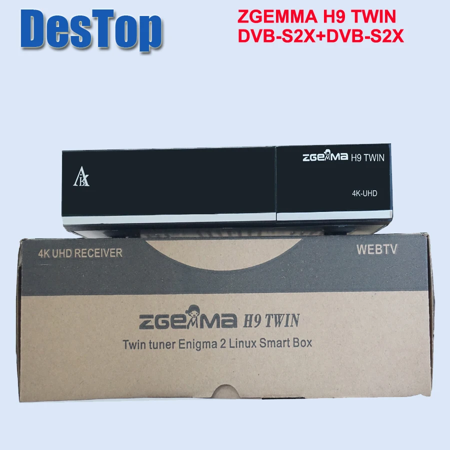 Zgemma H9 двойной DVB-S2X HEVC H.265 wifi Встроенный 2* CI+ IP tv Сталкер ZGEMMA H9 4K tv BOX