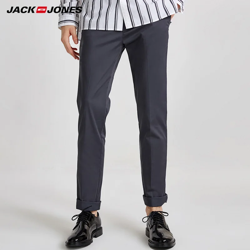 

Jack & Jones Men's Spring & Summer Slim Fit Casual Pants |218314548