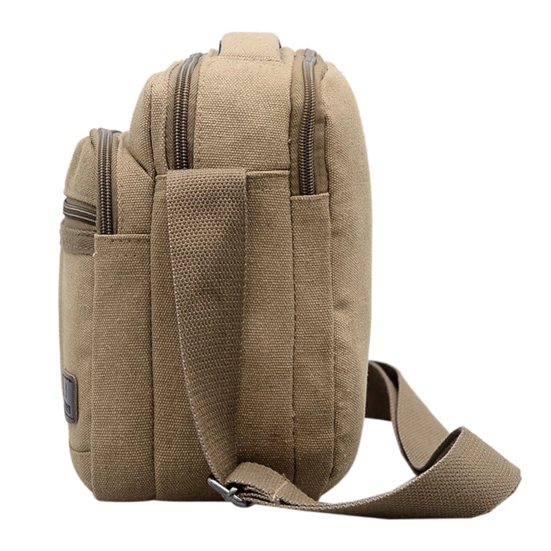 Litthing 2019 الصلبة الرجال صغيرة Bolso هومبر Crossbody أكياس للرجال جودة سستة السفر حقائب كتف الذكور