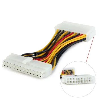 

20pin Male to 24pin Female Port ATX Power Supply Cable AMD NF4 915 Mothtberboard Internal PC PSU Power Adapter Extension Cable
