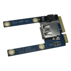 Бесплатная доставка Mini pci-e USB 2.0 адаптер конвертер Mini Card Поддержка USB Wi-Fi, Bluetooth adatpter флэш-память