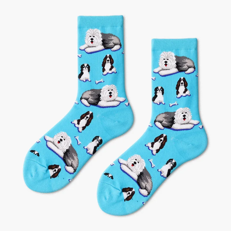 Modeager, женские милые носки, Корея, мультфильм Харадзюку, каваи, мороженое, напечатано, 75% хлопок, зимние теплые носки для женщин