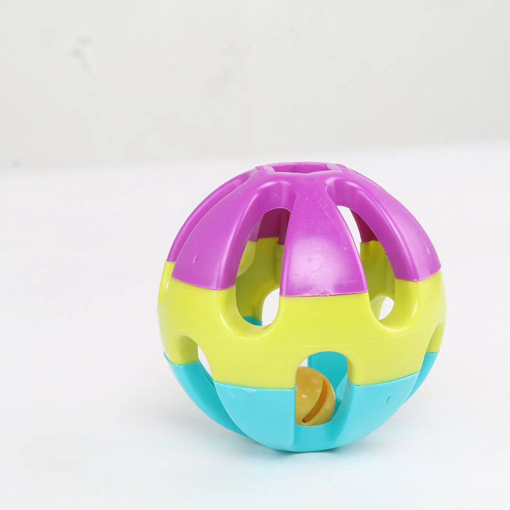 Online Bola Mainan Tangan Bell Rattle Mengembangkan Mainan Sentuh Gigitan Tertangkap Tangan Oball Bola untuk Bayi Belajar Menggenggam Anak Hadiah Bola bayi Bola Mainan