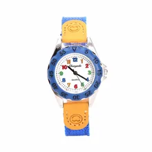 Кварцевые часы для мальчиков и девочек, детские наручные часы для студентов, подарок, цветной числовой циферблат, часы