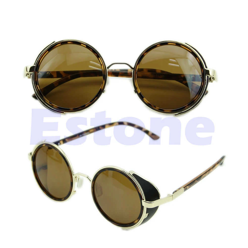 Sunglasse Cyber ОЧКИ стимпанк 50 s Круглый Винтажные Очки, Ретро стиль Блиндер