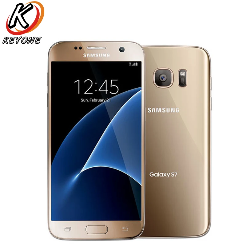 Оригинальный мобильный телефон Samsung Galaxy S7 G930T 4G LTE с 5 1 дюймовым экраном 4 Гб ОЗУ 32