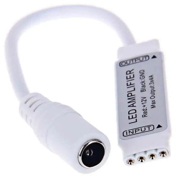 

RGB Led Strip Signal Amplifier DC12V 3*4A Led Strip Accessory for 3528 2835 5050 RGB Led Tape