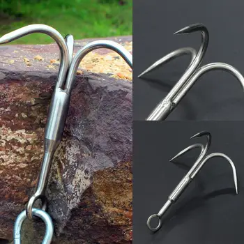 

Outdoor Sport Survival Carabiner Wall Equipment Stainless Steel Grappling Mountaineering Hook Mountain Climbing Claw Tool