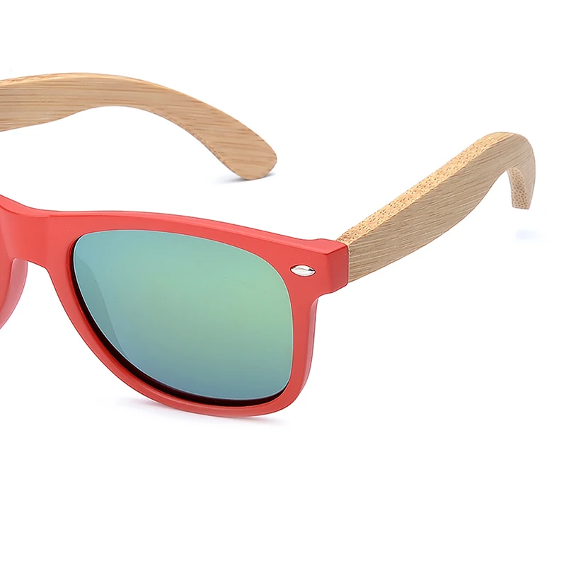 1C-CG003c-Red plastic and green polarized lens sunglasses women BOBO BIRD (8)