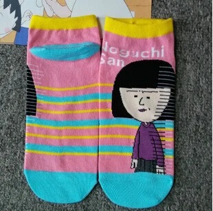 Лидер продаж года; модные хлопковые носки с героями мультфильмов Ms. Chibi Maruko - Цвет: SS9204