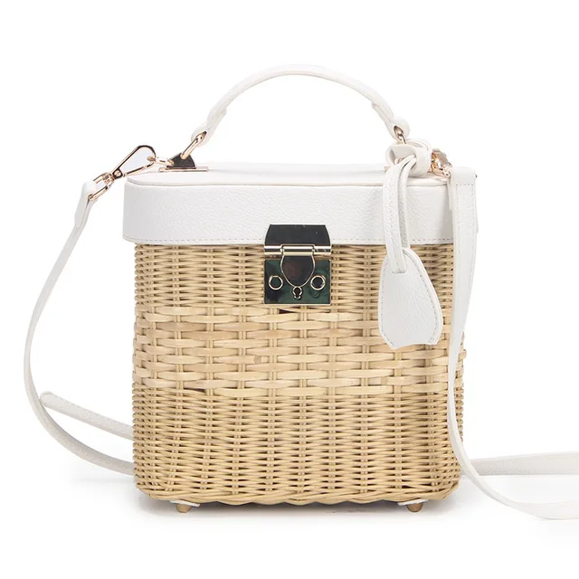 Designer Straw Handbags Crossbody Wallet