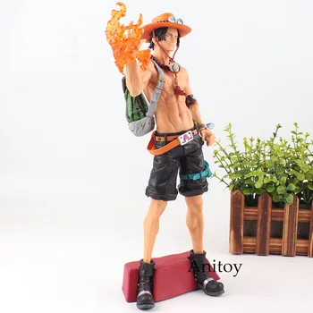 

One Piece Figure One Piece Anime Portgas D Ace Action Figure Fire Fist Ver. Super Master Piece Toy 31.5cm