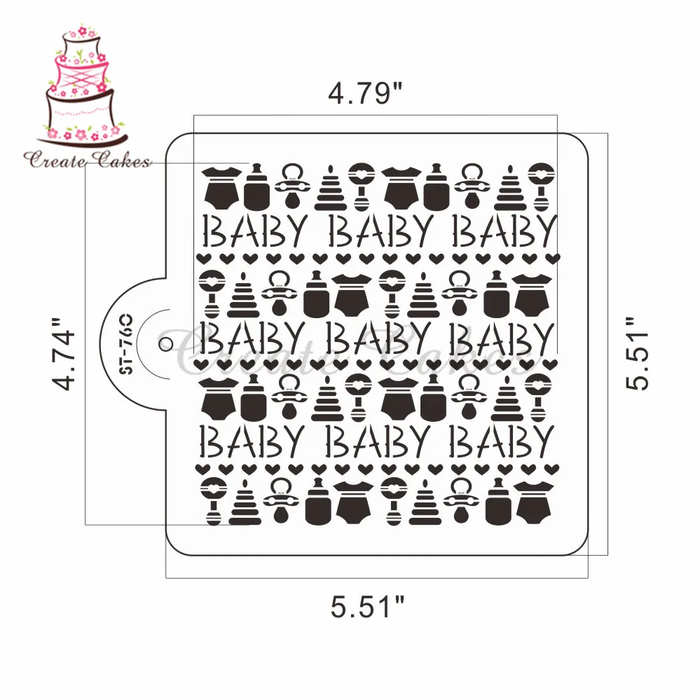Детское письмо трафарет для печенья кофе украшения пластиковый шаблон помадка трафарет для Макаруны кекс декорирование выпечки инструмент для торта