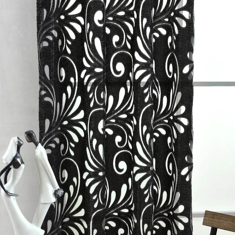 Cortinas semi-blackout hechas a mano telas de panel ciego para cortinas de ventana púrpura tratamiento de ventana de sala de estar púrpura negro blanco