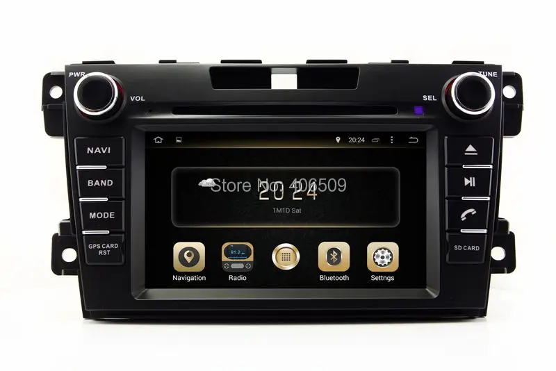 Best Android 8.0 Car DVD Player for Mazda CX7 CX-7 with GPS Navigation Bluetooth Radio TV USB SD Audio WIFI 1024*600 8Core CPU 4G+32G 0