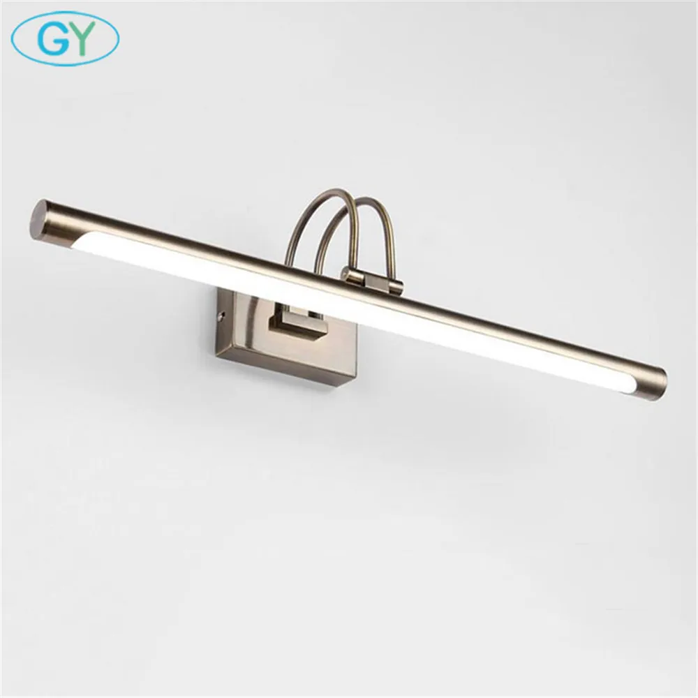  Make up art decor led vanity light Industrial bathroom mirror lampbronze washroom meuble coiffeuse 