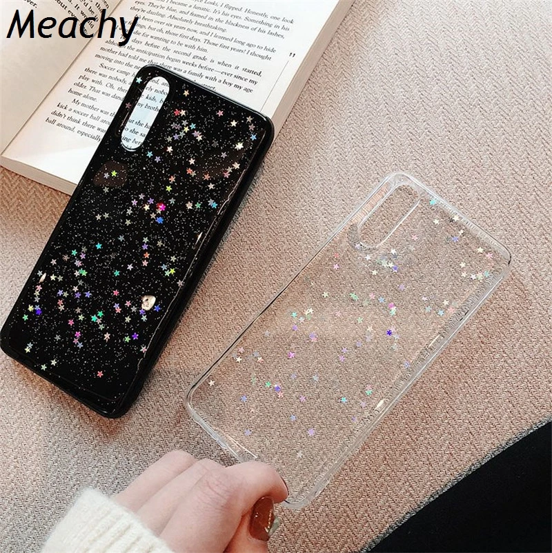 

Meachy Sequins Stars Bling Case For Huawei P20 Pro Fundas For Huawei P20 Lite Honor 10 Honor 9 Phone Case Glitter Soft Gel Cover