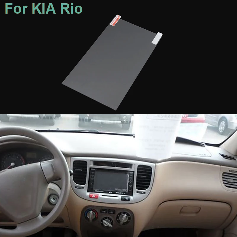 

Hottop 8 Inch GPS Navigation Screen Pet Protective Film For Kia Rio Control of LCD Screen Car Sticker