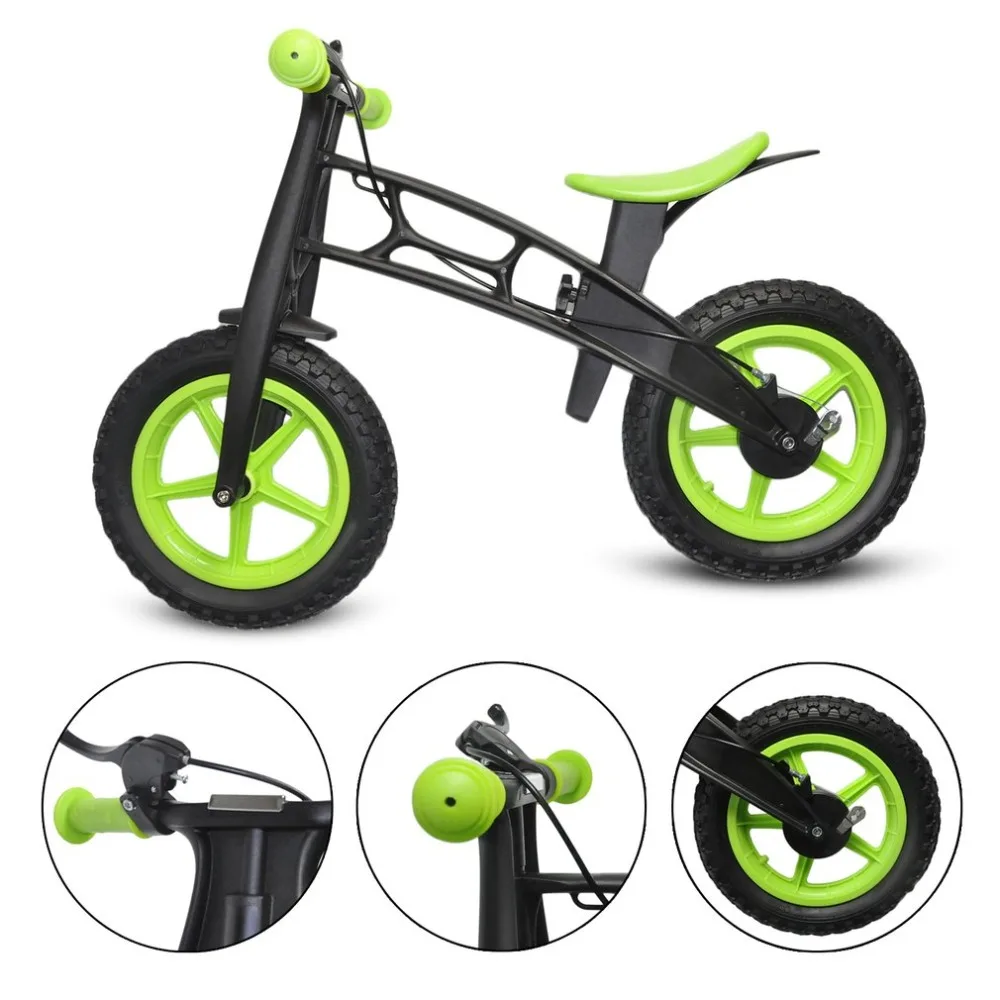 Best 2018 New Lightweight Children Balance Bike High Strength Kids Outdoor Cycling 2 Wheels Balance Bicycle Scooter No Foot Pedals 4