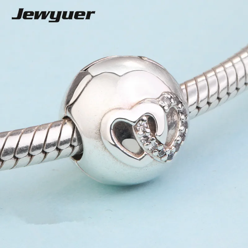

2017 New Autumn Heart Bond Charms 925 sterling silver jewelry clip beads fit bead charm bracelets DIY gift for friends KT078
