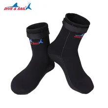 Chaussettes de plongée et SAIL 3mm, chaussettes de plongée en néoprène, anti-rayures, antidérapantes pour Sports d'eau d'hiver, Snorkeling, surf, natation