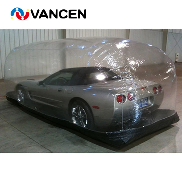 0.8mm PVC waterproof garage cover tent protable inflatable car shelter