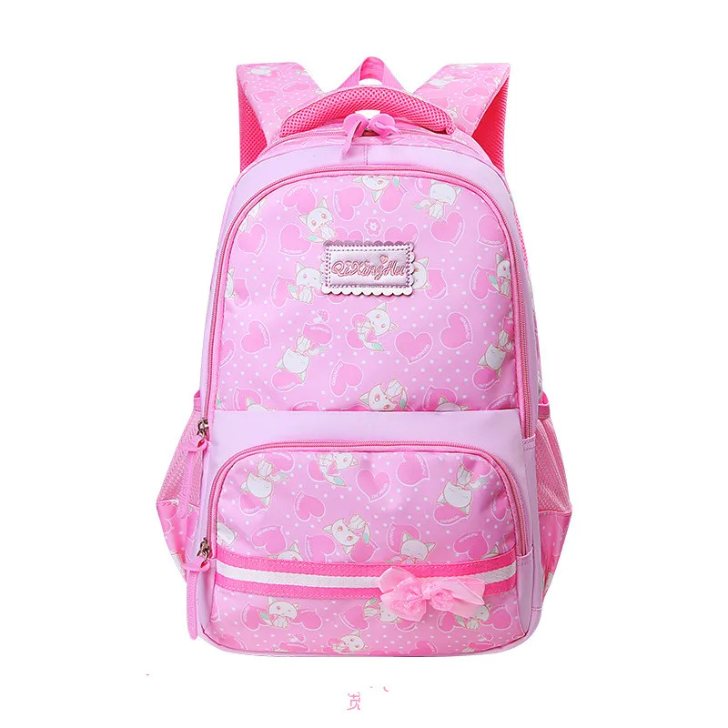 

2018 Waterproof Children School Bags Girls princess School backpacks Kids Satchel Orthopedic cartoon Schoolbags mochila escolar