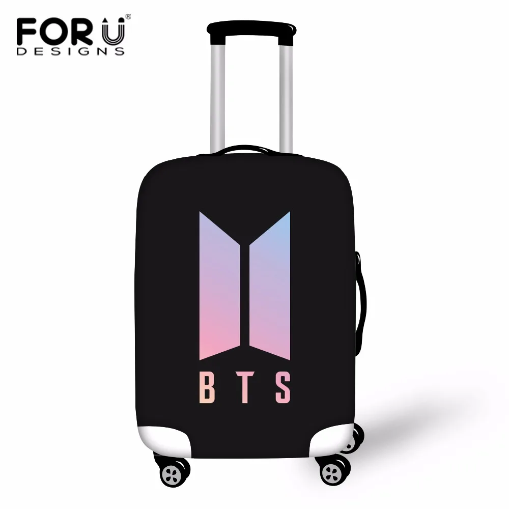 FORUDESIGNS BTS KPOP Travel Thicken Elastic Luggage Protective Cover